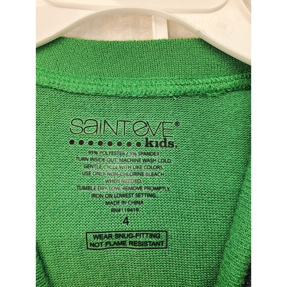 Saint Eve Pajama Set Boys Size 4 Dinosaurs Long Sleeve Lightweight - Picture 4 of 6